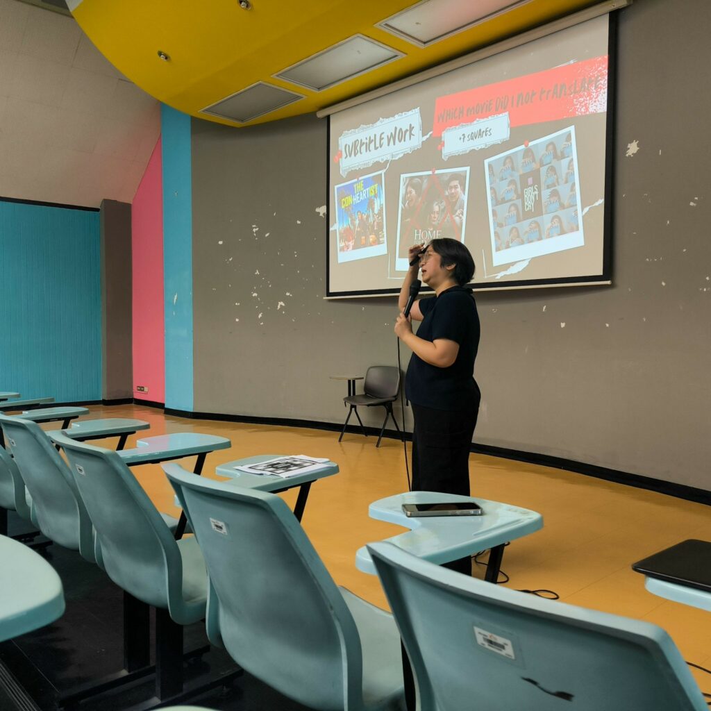 สาขาวิชาภาษาอังกฤษจัดกิจกรรม Professional Translator Talks เสริมความรู้ด้านการแปลซับไตเติล