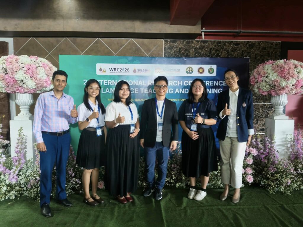 สำนักวิชาศิลปศาสตร์ เข้าร่วมงานประชุมวิชาการระดับนานาชาติ “The 2nd International Research Conference on Language Teaching and Learning” ขับเคลื่อนบทบาทการสอนและการเรียนรู้ภาษา สู่การพัฒนาคุณภาพการศึกษาระดับสากล