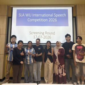 English Program Selects Student Representatives for WU SLA International Speech Competition 2026