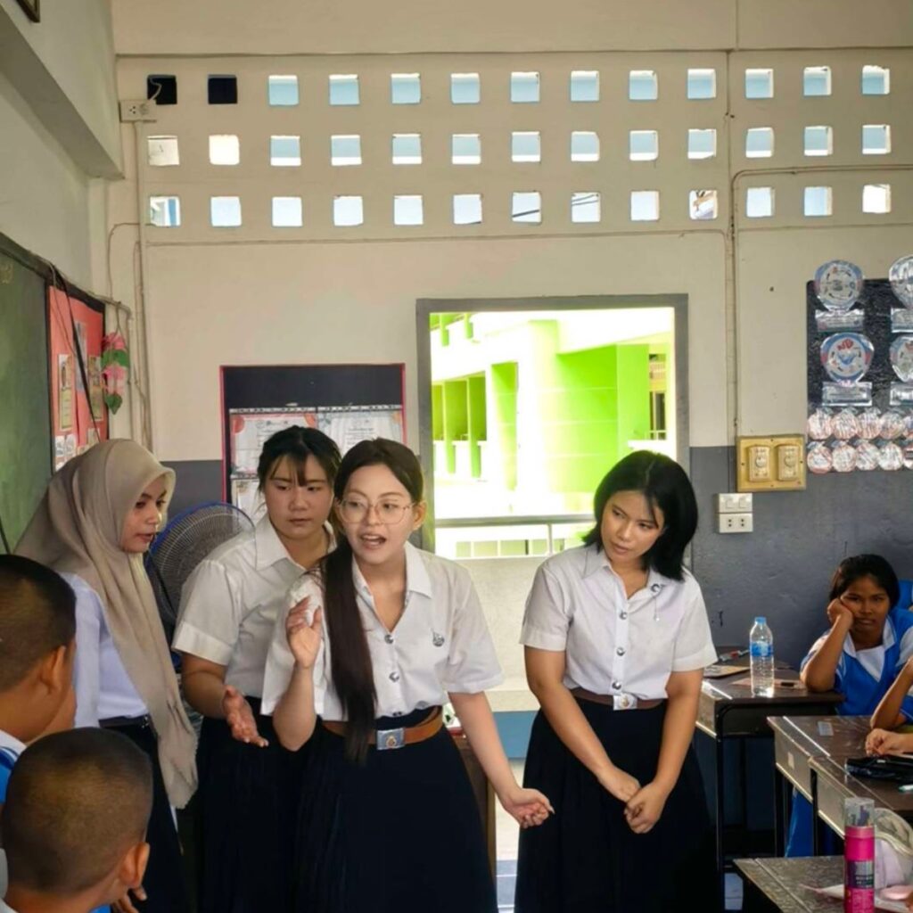 สาขาวิชาภาษาจีน ม.วลัยลักษณ์ ลงพื้นที่พัฒนาทักษะภาษาและวัฒนธรรมจีน ณ โรงเรียนปทุมานุกูล